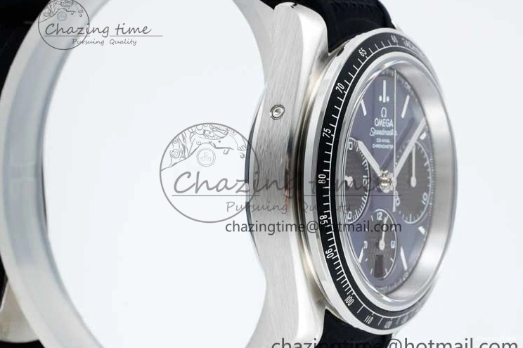 0601 SportInspired Speedmaster Racing Master SS HKF Best Edition Blue Black Dial on Black Rubber Strap A 7817